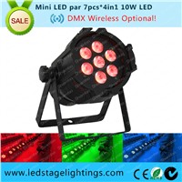 ADJ Hot sale,Mini LED Par light 7pcs*10W RGBW,Stage Lighting