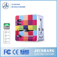Patent design Universal travel adapter with usb charger,promotional adapter ,usb travel adapter