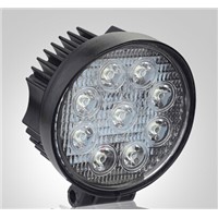 Latest products led lights for offroad cars 27W led work light driving light car light