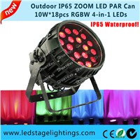 ZOOM LED Par Cans 18pcs*10W Waterproof LED PAR ,Stage LED PAR,led stage Par