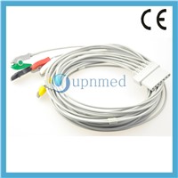 Schiller  7Pins 5 lead ECG Cable,clip.IEC