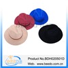 New products for 2015 wide brim wool felt fedora trilby hat with leather band