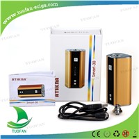 2015 Top Selling  Health Electronic Cigarette ATHENA Smart-30W Box Mod Vaporizers with CE &amp;amp; ROHS