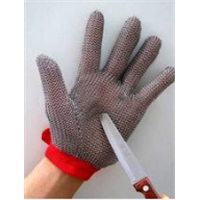 Chain mail protective mesh glove