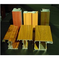 Wooden grain aluminum profiles