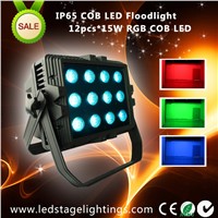 New LED Flood lights 12pcs*15W COB RGB With DMX control,Outdoor LED Floodlight