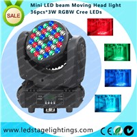LED Stage moving head light 36pcs*3W RGBW ,LED Moving beam,led stage lighting
