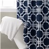 Custom Fashion Designed Shower Curtains Polyester Shower Printed Geometric Dark Blue