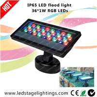 36pcs*1W RGB LED flood lights,LED Floodlight,LED wall washer