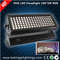 CE Approved,DMX LED flood light 108pcs*3W RGB,LED wall light