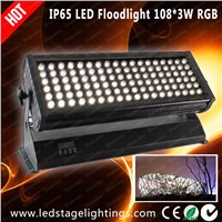Outdoor LED Wall washer 108pcs*3W RGB DMX LED Flood lights