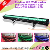 IP65 Outdoor led stage wall washer light 24pcs*3W Tri LED,Stage LED