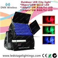 DMX Wireless LED City light IP65 1000W RGBW LEDs,led stage light,led wall washer
