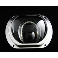 asymmetrical street light glass lens