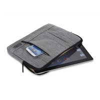 hot sale sofe case linen tablet bag with phone pocket