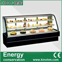China factory sale, commercial showcase, Chocolate display refrigerator,cake showcase