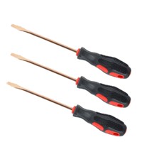 Copper Alloy Screwdrivers with Rubber Handle,Non sparking Tools