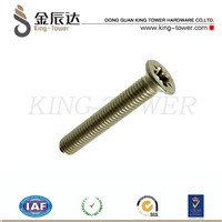 Metric Slotted Flat Machine Screws (with ISO card)