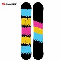 Custom wood core  freeride snowboard in China factory