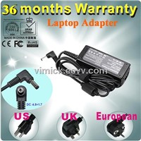 mini 22W travel notebook AC/DC adapter for ASUS 9.5V 2.315A 22W