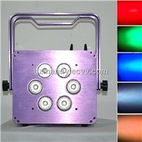Stage LED 6PCS*15w RGBWA UV 6 In 1 Battery Flat Par Light(MD-C048)
