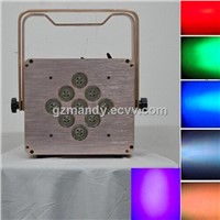 LED 9bulbs*15 W 6 In 1 RGBWA UV Flat Battery Wifi Par Light (MD-C049)