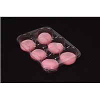 Plastic food blister packaging tray
