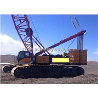 used condition hydraulic engine sany 400t crawler crane second hand sany 400t crawlere crane sale