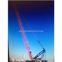 Used condition Sany 280t cralwer crane crawler moving type second hand sany 280t cralwer crane sale