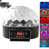 6CH/7CH Hot Sale New Product LED 3Bulb*3W Mini Crystal Ball With Patterns 3colors RGB(MD-I003)