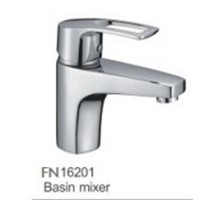 Brass chromed finish square design wash basin faucet hot sales
