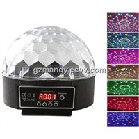 Mini LED DMX512 DJ Disco Decoration Six Colors Crystal Ball Light(MD-I004)