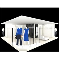 Fasion Woman clothes shop display,all in one service Fabric shop fitting
