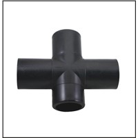 PE Pipe Fitting Butt Fusion Cross Fitting