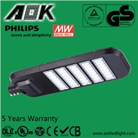SAA CB UL TUV Approval  IP67 Dimmable LED Street Light With 5 Years Warranty
