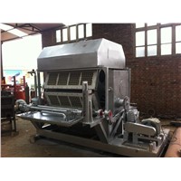 Waste recycling egg tray production line