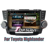 10.1inch Android 4.2 Auto GPS Navigation For  Toyota Highlander capacitive touch screen 1024*600