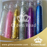 1/64 colorful water bottle glitter shaker for DIY