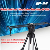 Wieldy 80cm linear carbon fiber mini DSLR camera slider for camcorder