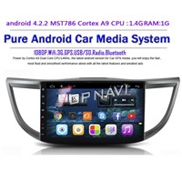 10.1'' capacitive 1026*600  Android 4.2 Auto GPS Navi For HONDA CRV 2012-2015  with rds ipod 3g wifi