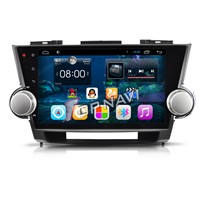 10.1'' capacitive android 4.2 auto gps navigation for TOYOTA Highlander 2009-2015  car radio 3g wifi