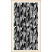 3D and waves decorative panel