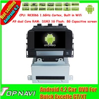 7 inch android 4.2 auto radio for Buick Excelle car dvd gps navigation wifi 3g ipod