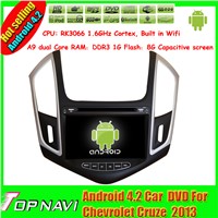 8'' Android 4.2 Car Radio GPS Navi For Chevrolet Cruze 2013 With RDS IPOD BT TV  Wifi 3G capacitive