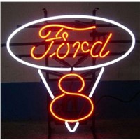 Ford V8 Neon Auto Sign Manufacturer