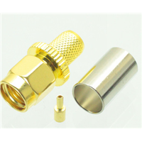 RF connector SMA male plug crimp for RG-8X LMR240 RG8X cable assmebly