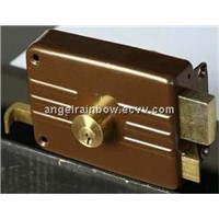 ISEO GOODLUCK rim lock brass door lock rim latch(9001)