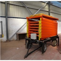 High Working Efficiency 4 Wheels Mobile Lift Platform