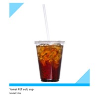 10oz Food Grade Customized PET Plastic Cup