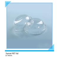 74mm dome lid for plastic cup